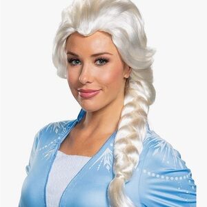 Chic White Braided Wig for Women
